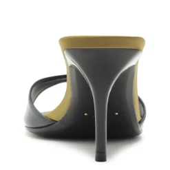 Elodie Patent Sandal in Oxford Blue