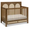 Eloise 4-in-1 Convertible Crib in Natural Walnut & Performance Sand Eco-Weave