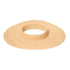 Embe Braided Raffia Sun Visor