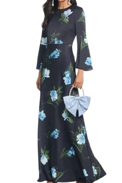 Embellished Alex Gown Night Sky Blue Oculata