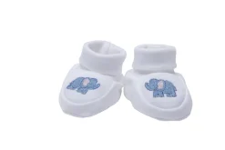 Embroidered Baby Booties