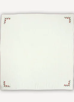 Embroidered Shawl Blanket Set