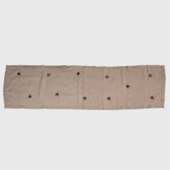 Embroidered Sparkle Bee Table Runner