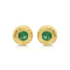 Emerald Nesting Gem Studs
