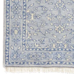 Emma Rug in Soft Blue