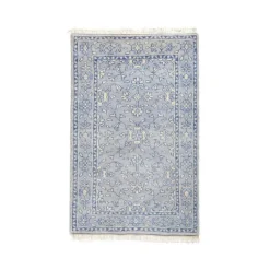 Emma Rug in Soft Blue