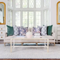 Emma Rug in Soft Blue