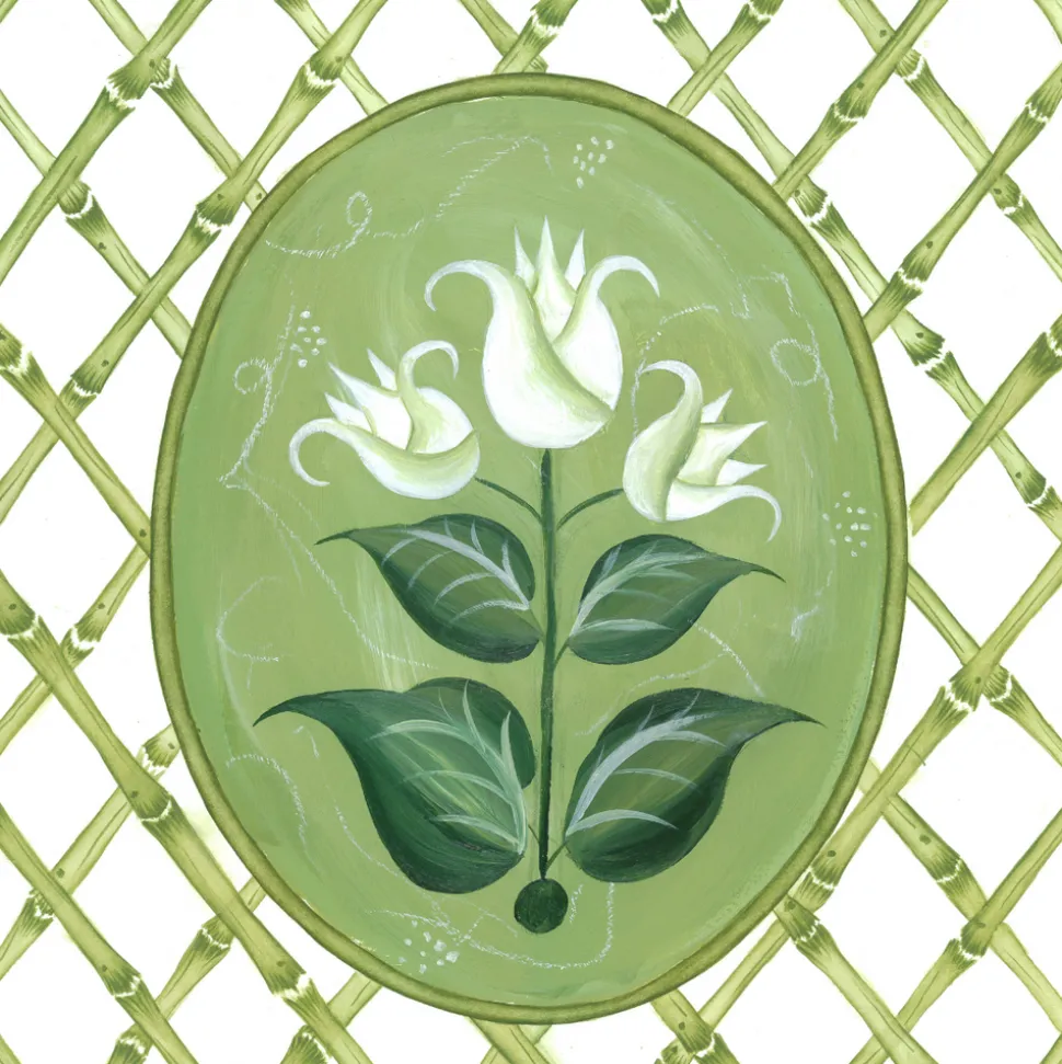 En Vert Botanical Prints, Set of 6