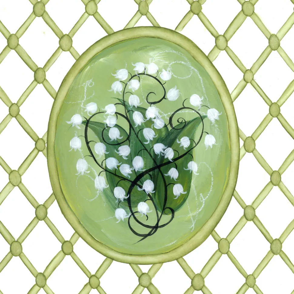 En Vert Botanical Prints, Set of 6