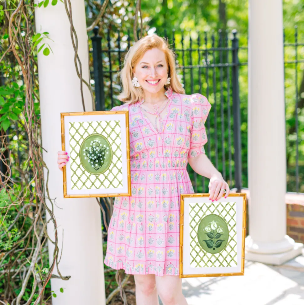 En Vert Botanical Prints, Set of 4