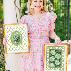 En Vert Botanical Prints, Set of 4