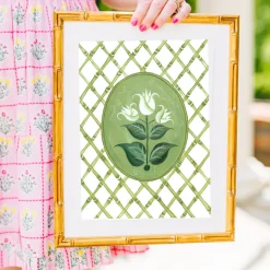 En Vert Botanical Prints, Set of 4