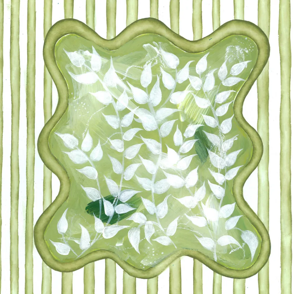 En Vert Botanical Prints, Set of 4