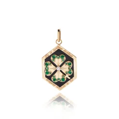 Enamel Clover Love Token