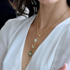 Enamel Clover Love Token