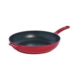 Enameled Cast Iron Skillet in Made In Red