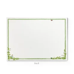 Enchanted Garden Stationery Cards, Personalized Set of 50