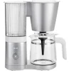 Enfinigy Glass Drip Coffee Maker 12 Cup, Awarded the SCA Golden Cup Standard, Silver