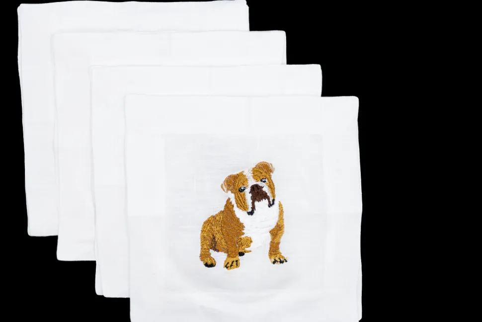 English Bulldog Cocktail Napkins