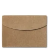 Envelope Clutch in Sand