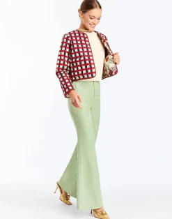 Este Convertible Quilted Jacket in Jardin Gingham