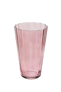 Estelle Colored Sunday Vase in Rose
