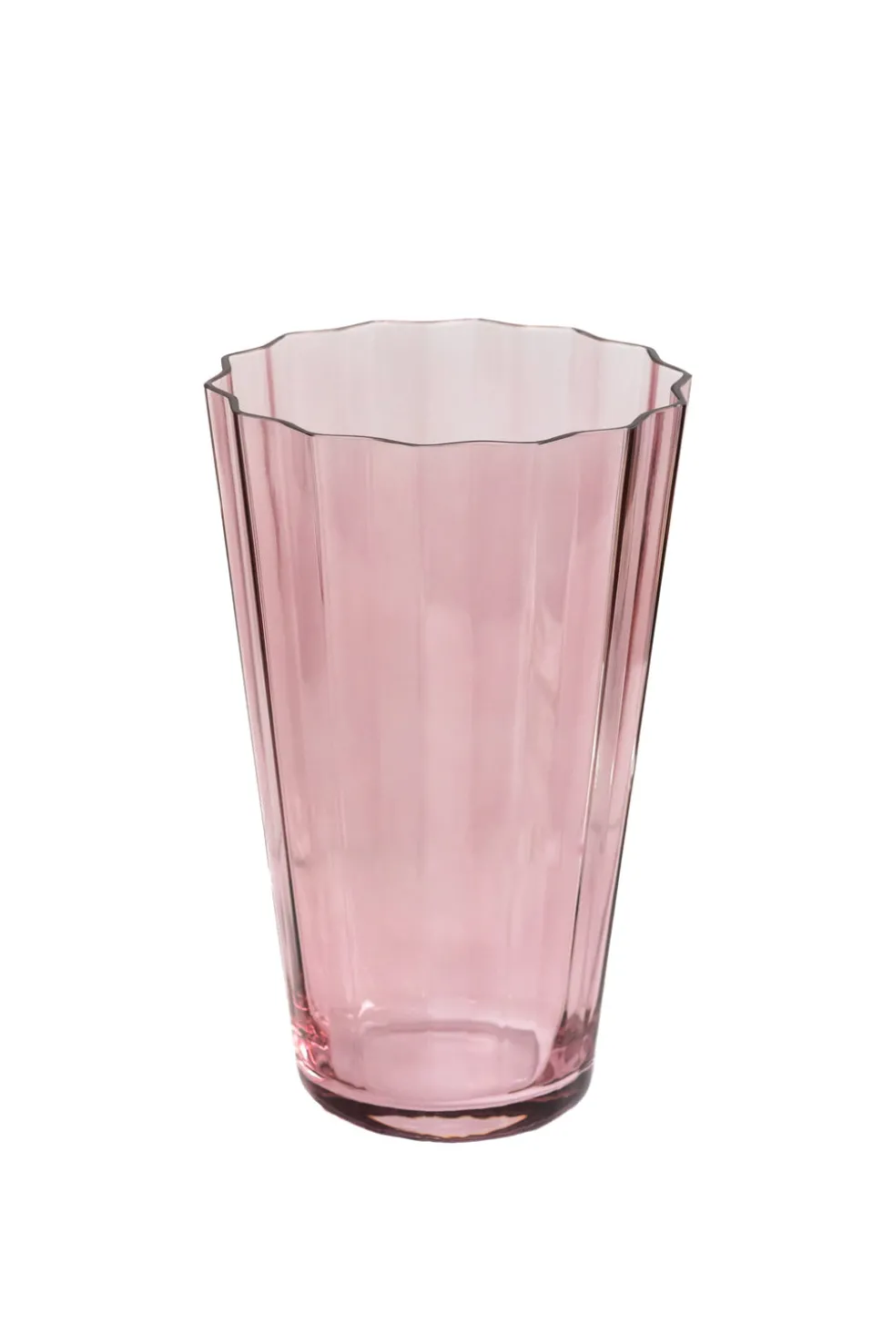 Estelle Colored Sunday Vase in Rose