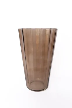Estelle Colored Sunday Vase in Amber Smoke