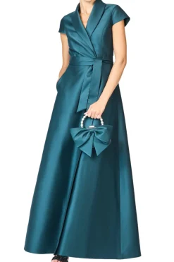 Etienne Gown in Forest Green