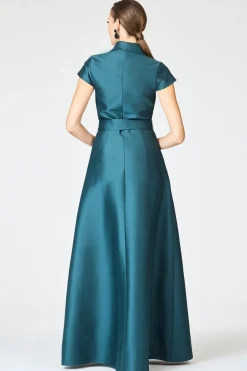 Etienne Gown in Forest Green