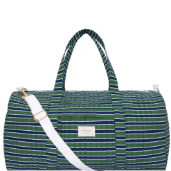 Evergreen Stripe Weekender Bag