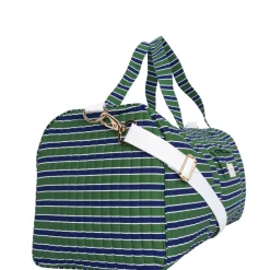 Evergreen Stripe Weekender Bag