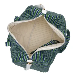 Evergreen Stripe Weekender Bag