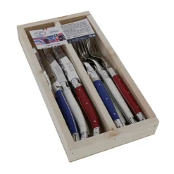 Everyday Flatware Set in Paris Colors, Set of 12