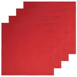 Everyday Napkin in Cranberry, Set of 4