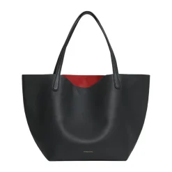 Everyday Soft Tote in Black & Flamma