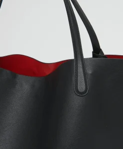 Everyday Soft Tote in Black & Flamma