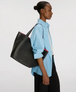 Everyday Soft Tote in Oxblood & Rosewood