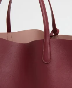 Everyday Soft Tote in Oxblood & Rosewood
