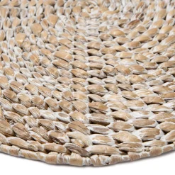 Everyday White Wash Round Placemat, Set of 4