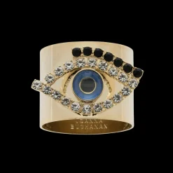 Evil Eye Napkin Rings, Set of Two