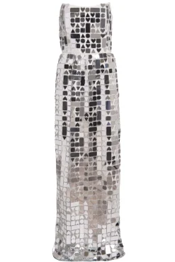 Evora Strapless Mirror Gown