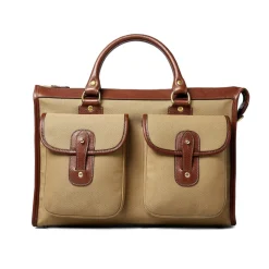 Examiner No. 5 in Khaki Twill - Vintage Chestnut