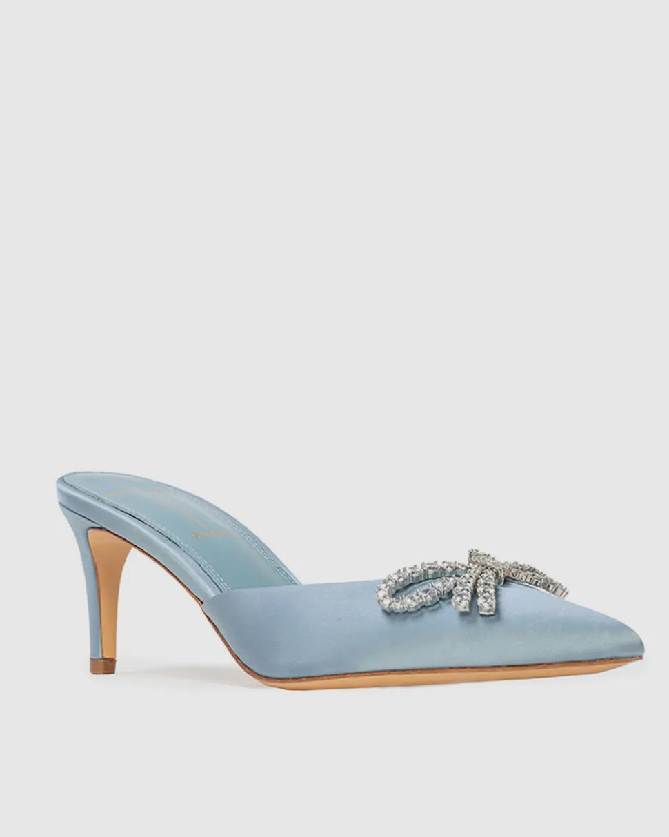 Extra 65 in Ashley Blue Satin