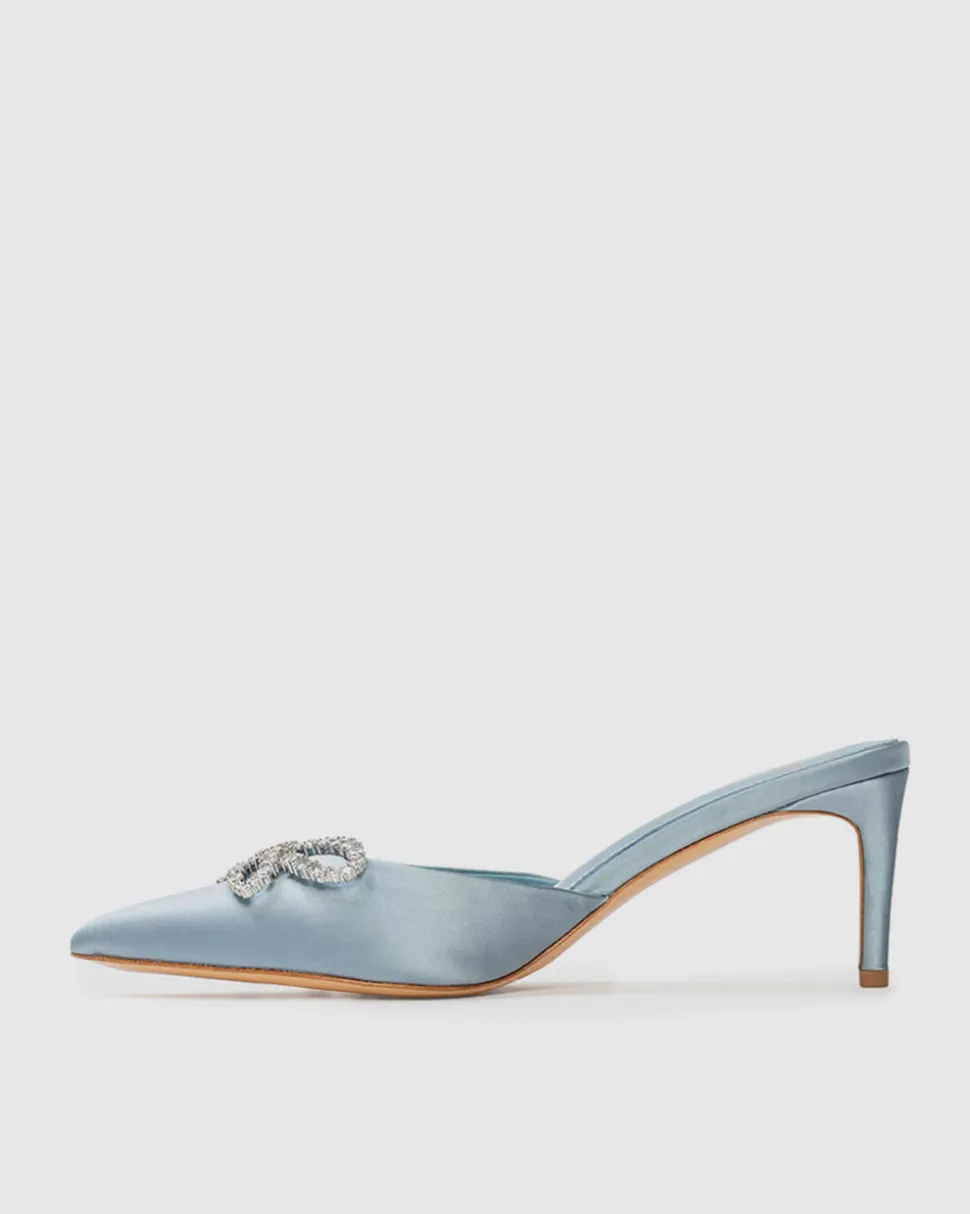 Extra 65 in Ashley Blue Satin