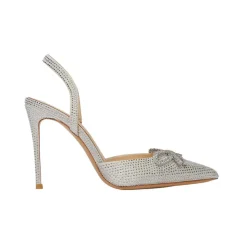 Extra 100 in White Satin Embellished