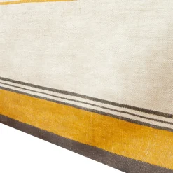 Eze 60x90 Tablecloth in Ivory & Mustard