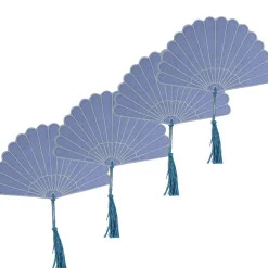 Fan Cocktail Napkins, Set of 4