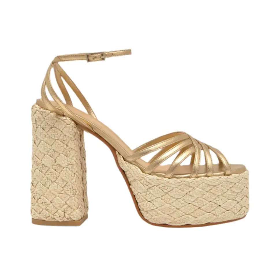 Farah in Gold Leather