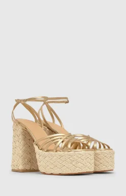 Farah in Gold Leather